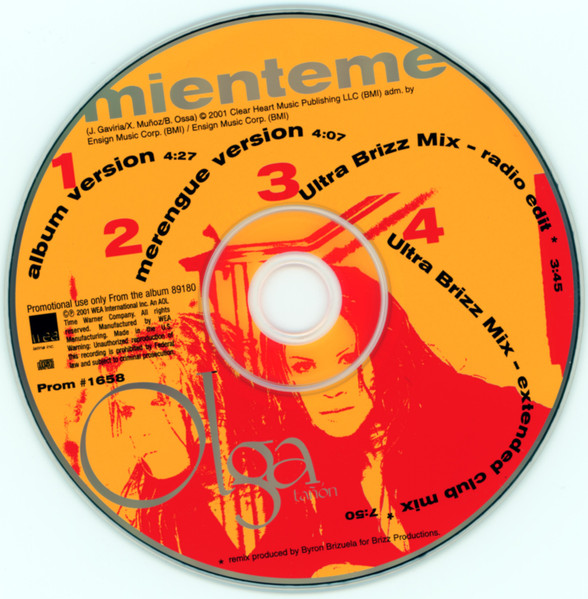 Olga Tañón – Mienteme (Remixes)